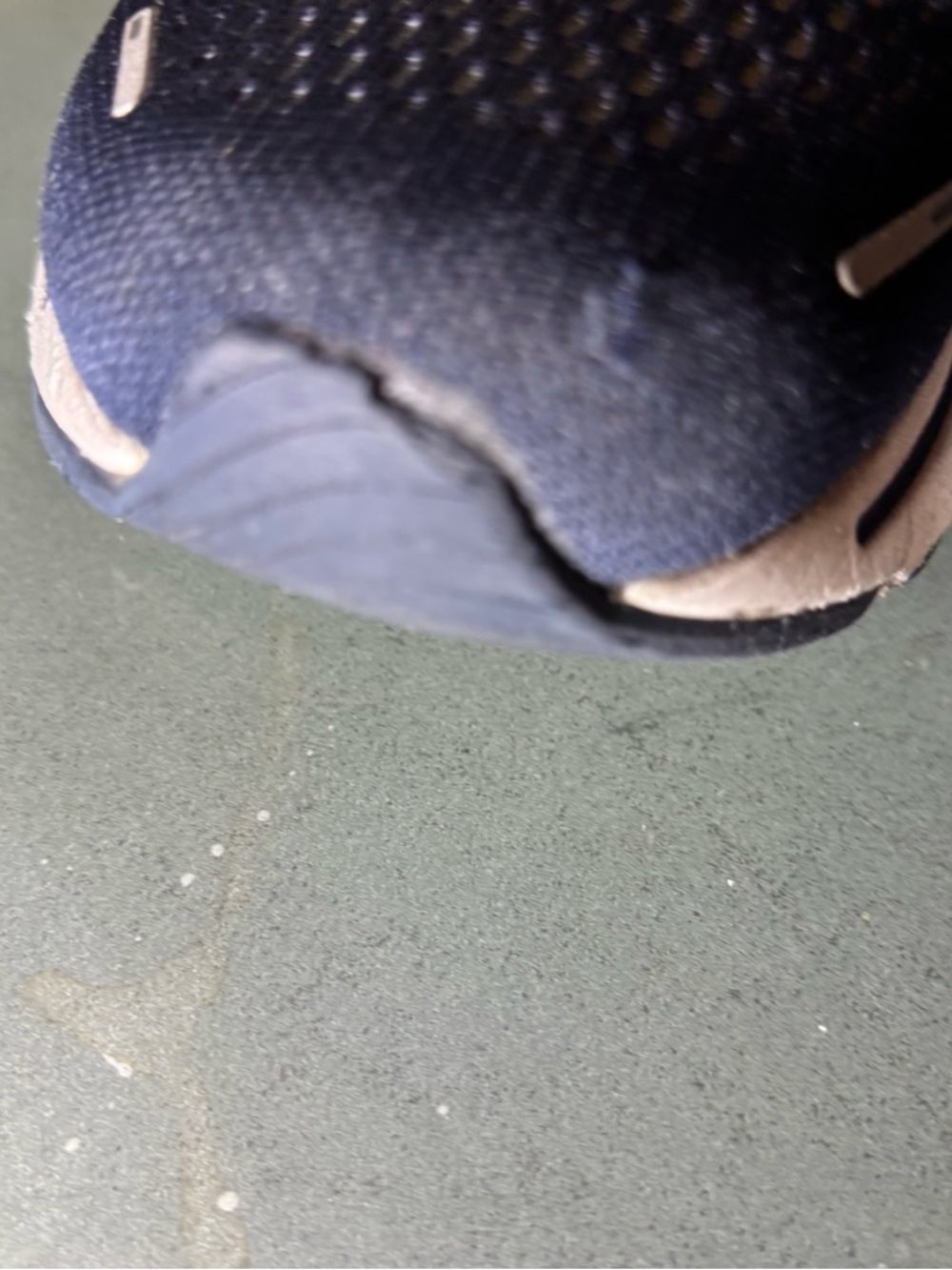 Brooks Women's Navy and Mint Lace-Up Running Sneakers - Picture 7 of 10